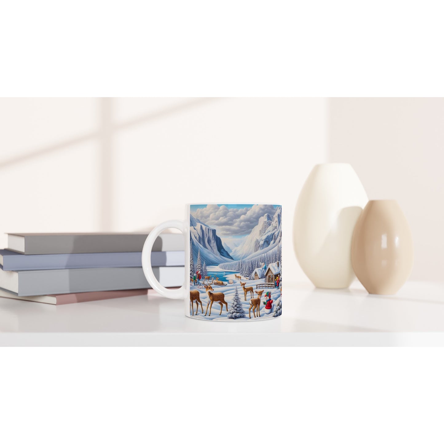 Winter 159 - White 11oz Ceramic Mug - Winter 159