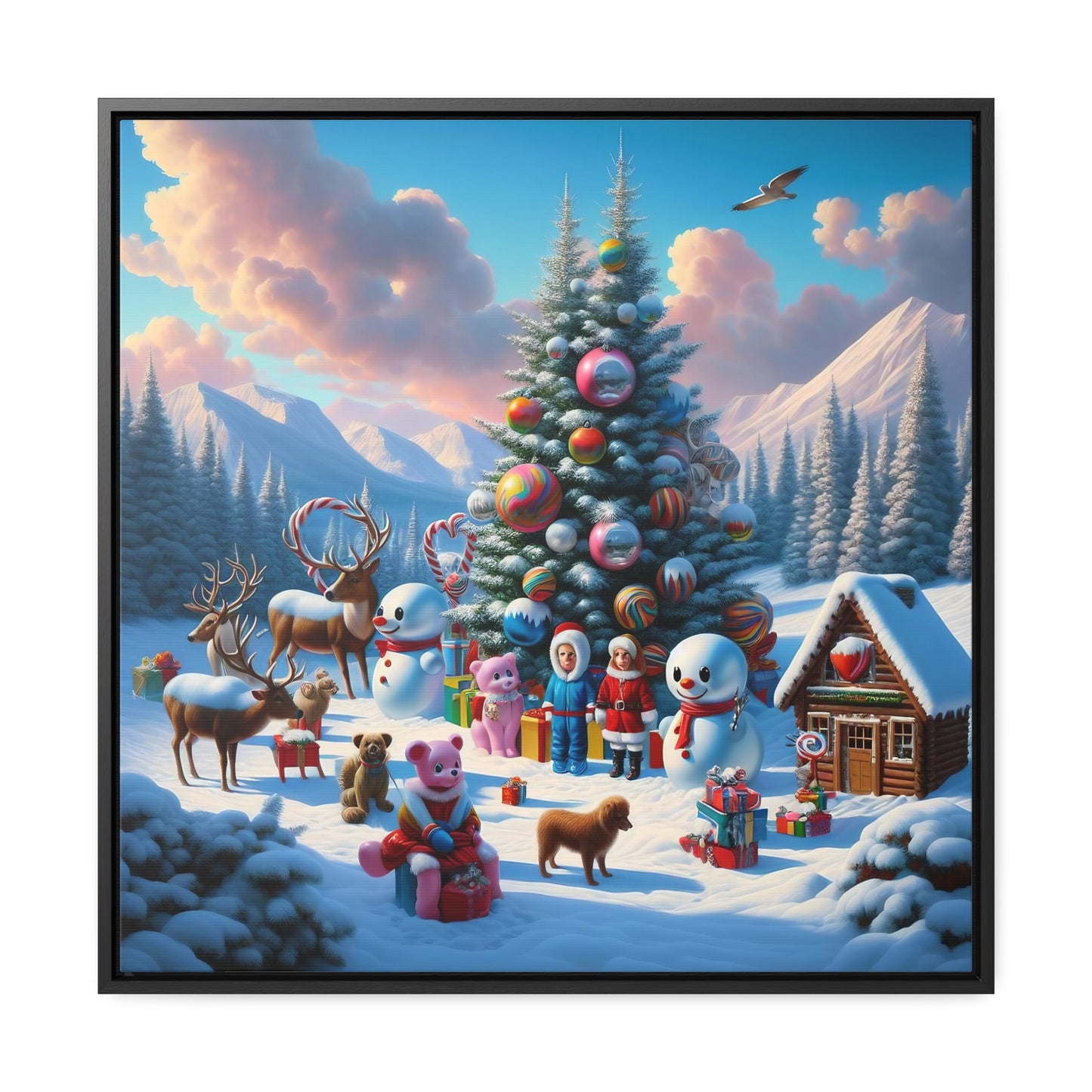 Framed Gallery Canvas Wrap - Winter 122