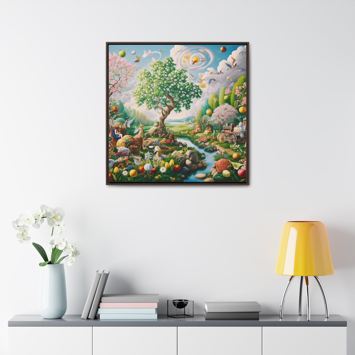 Framed Gallery Canvas Wrap - Spring 34