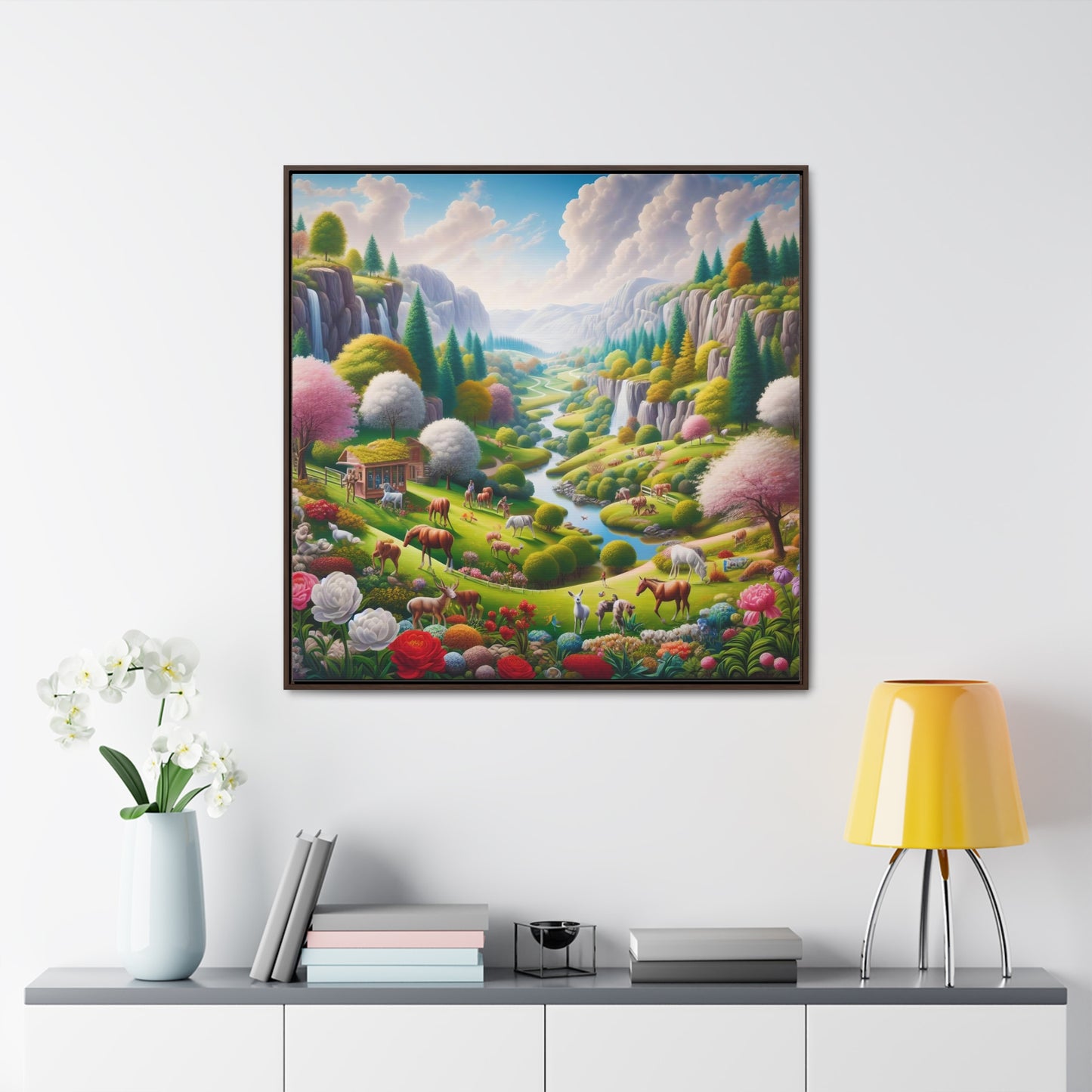 Framed Gallery Canvas Wrap - Spring 48