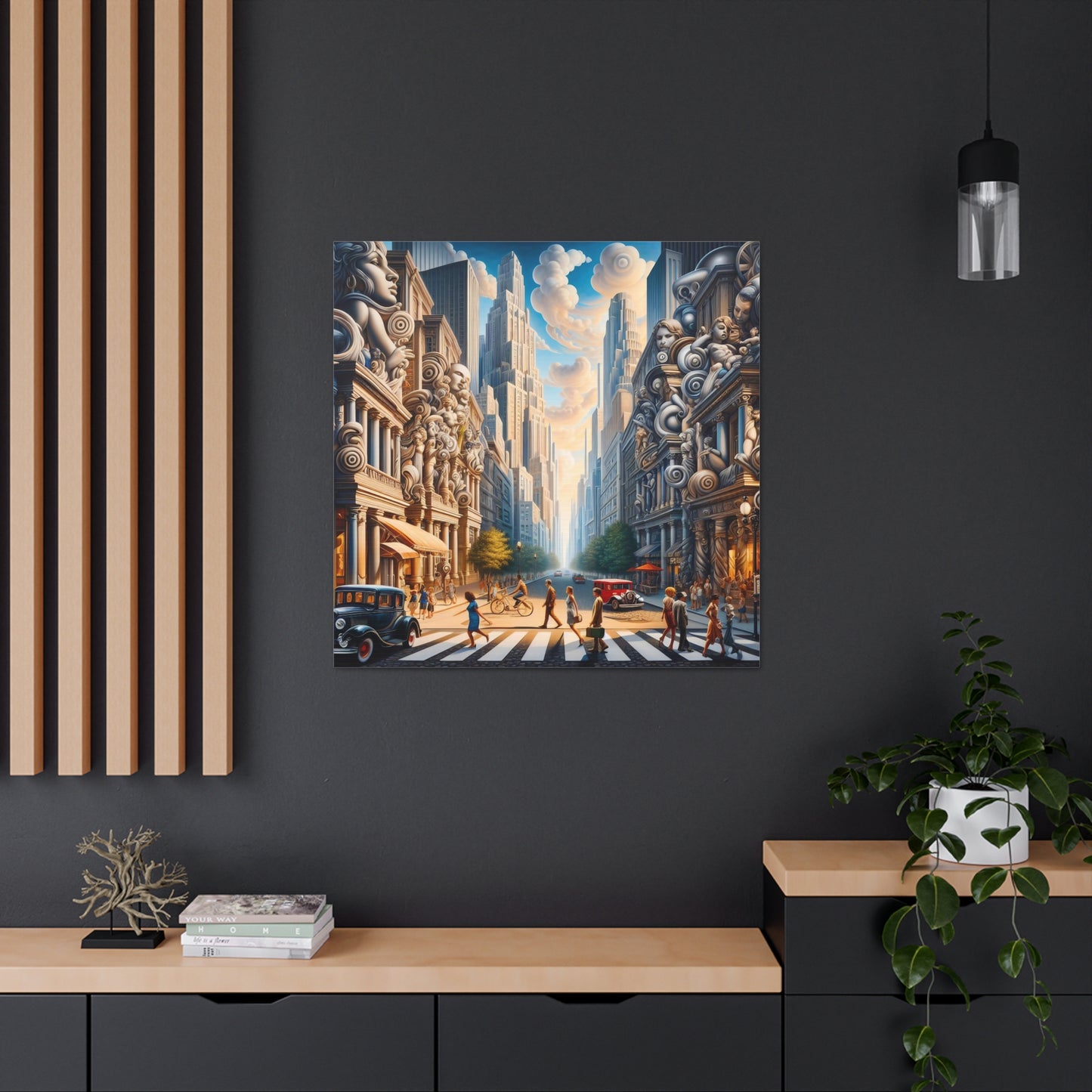 Canvas Gallery Wrap - City 2