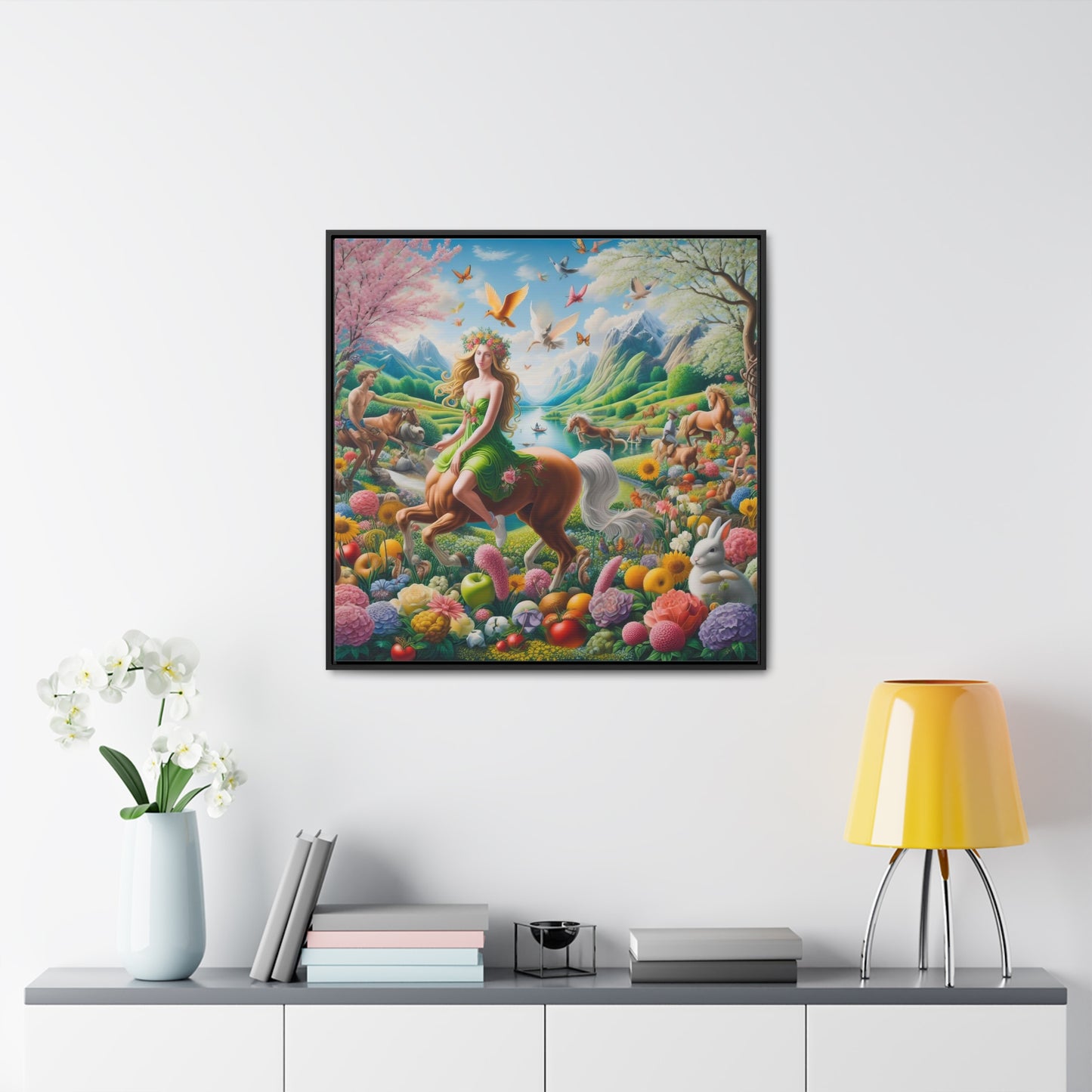 Framed Gallery Canvas Wrap - Spring 9