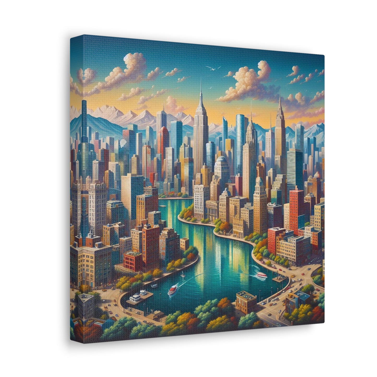 Canvas Gallery Wrap - City 1