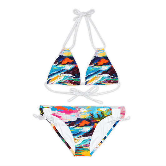 Strappy Bikini Set - Beach 14001