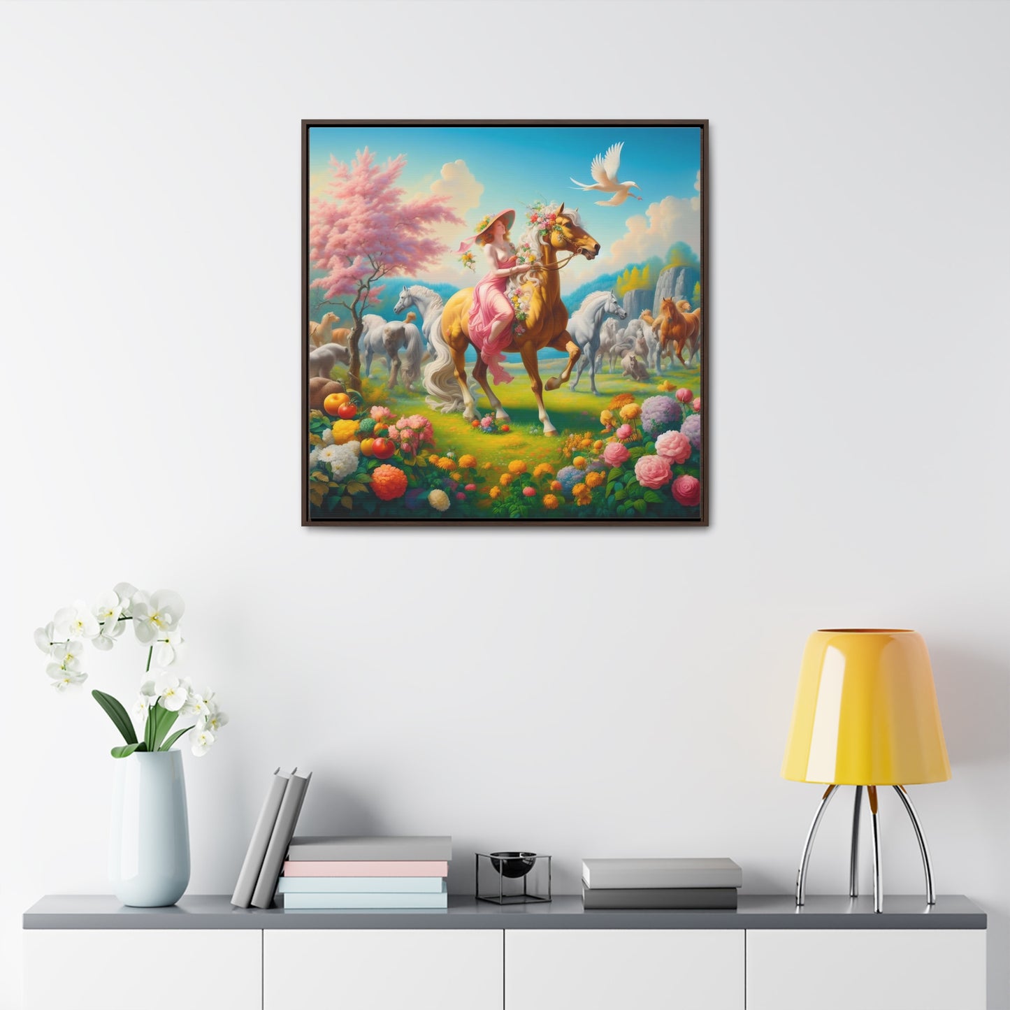 Framed Gallery Canvas Wrap - Spring 41