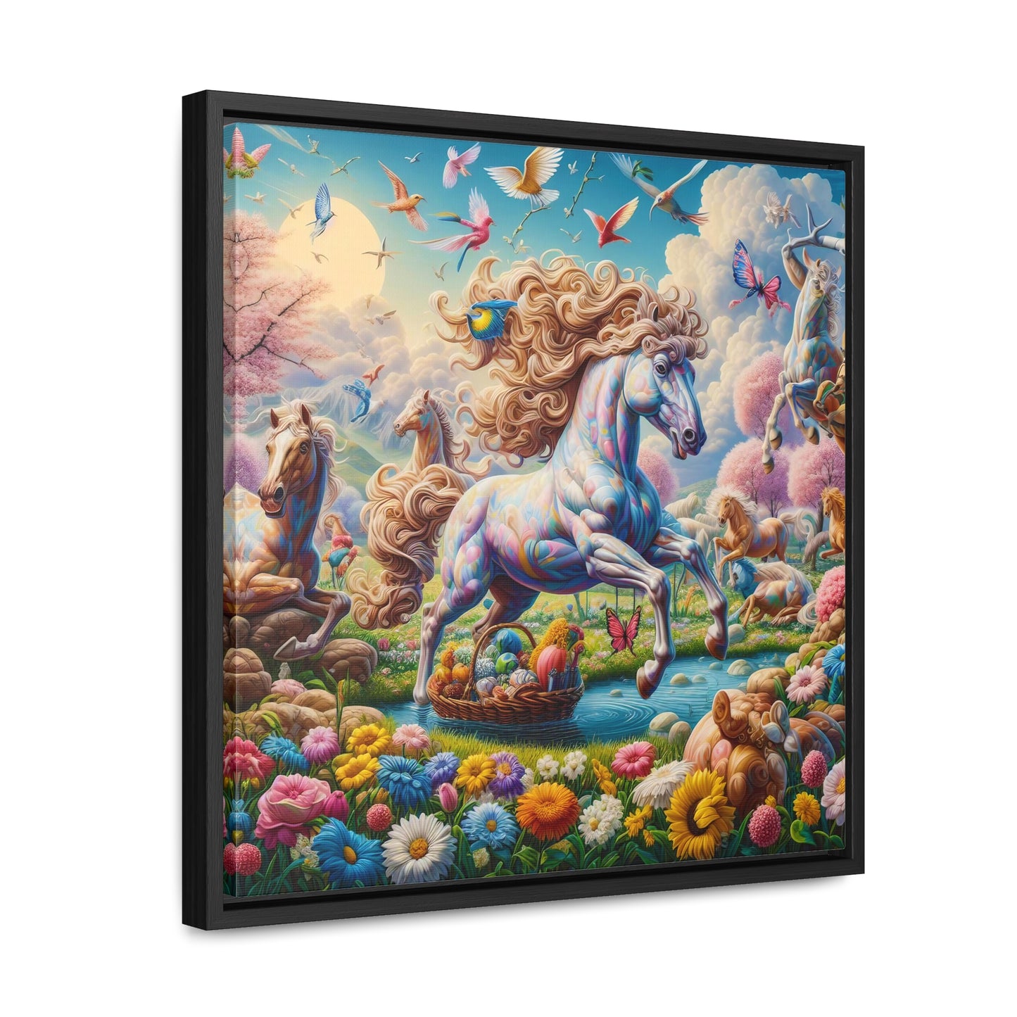 Framed Gallery Canvas Wrap - Spring 51