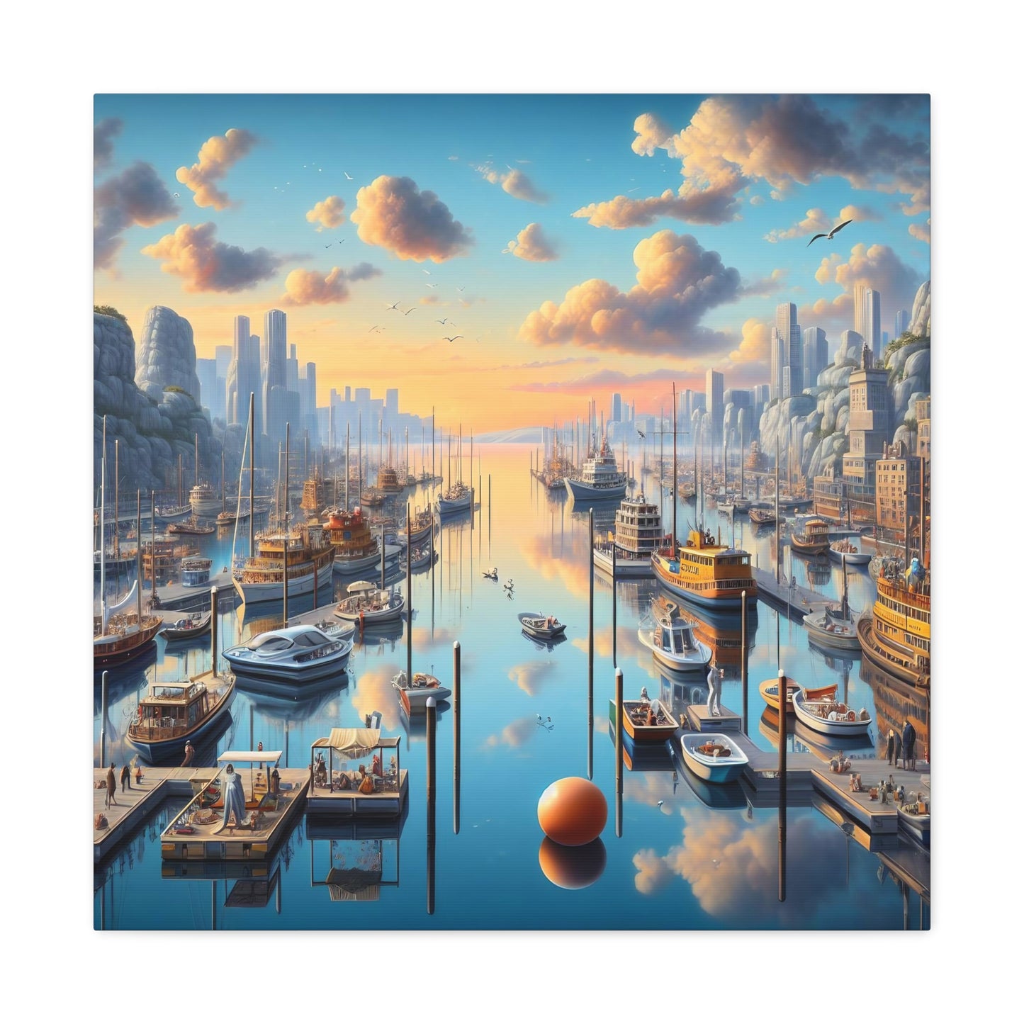 Canvas Gallery Wrap - Harbor 21