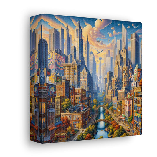 Canvas Gallery Wrap - City 5