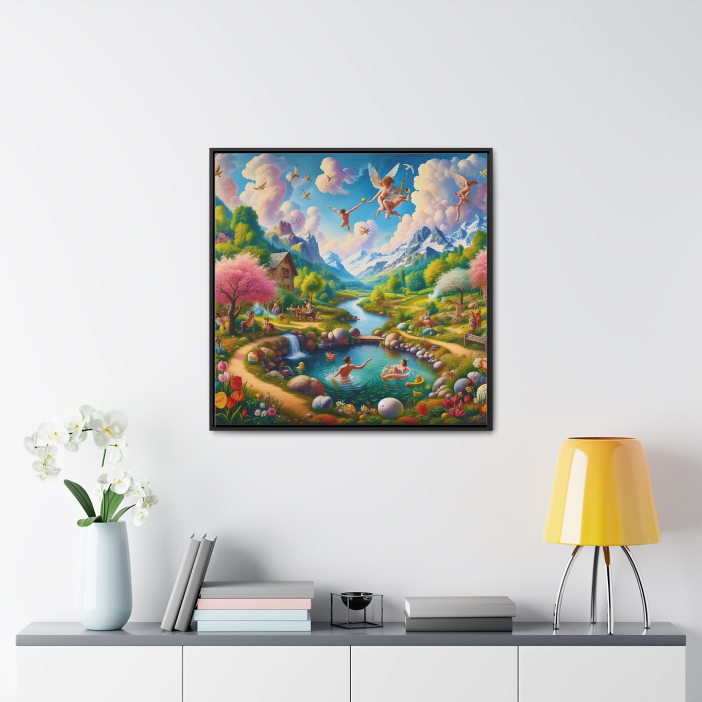 Framed Gallery Canvas Wrap - Spring 32