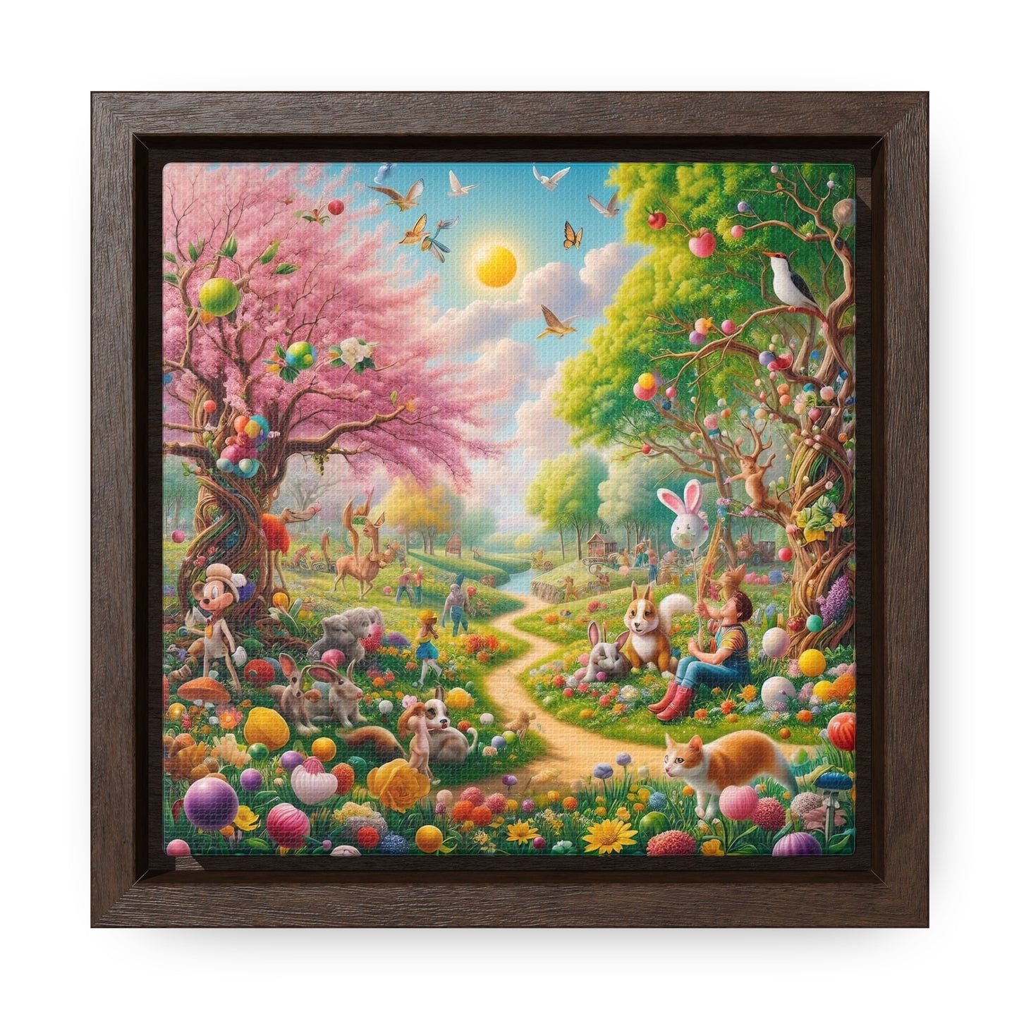 Framed Gallery Canvas Wrap - Spring 126