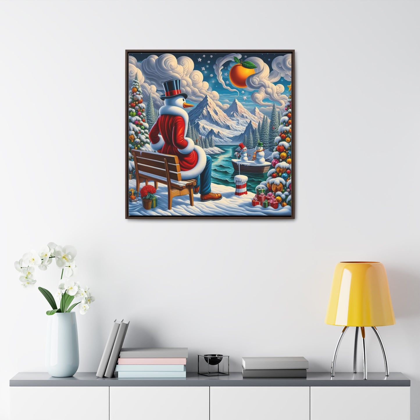 Framed Gallery Canvas Wrap - Winter 101