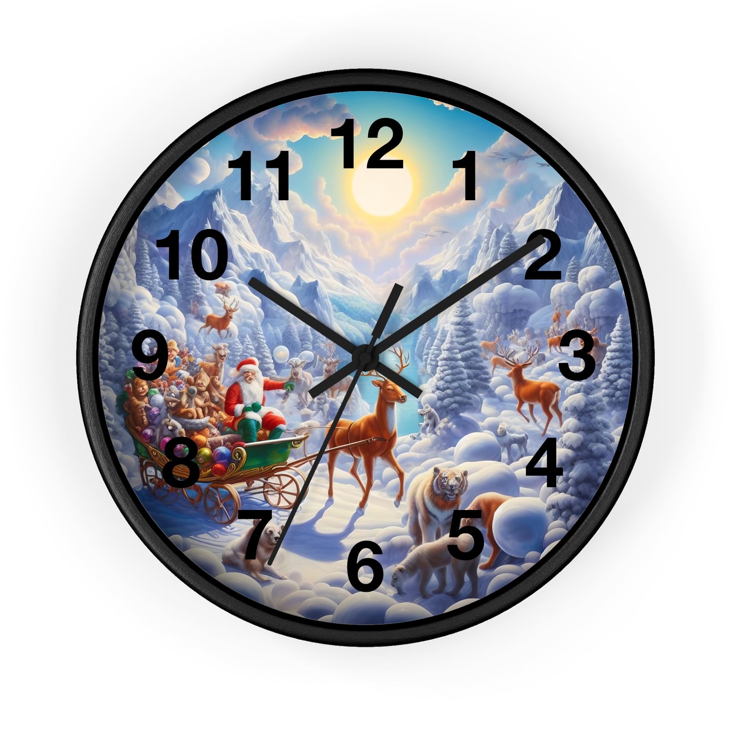 Wall Clock - Winter 123