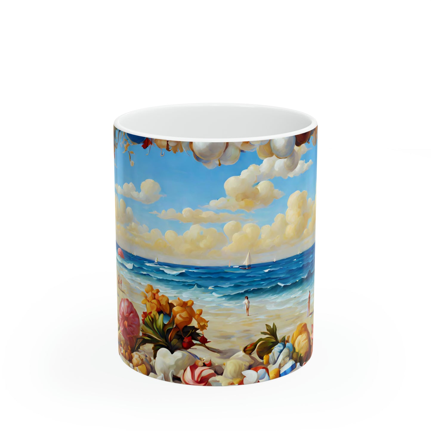 Ceramic Mug 11oz - Beach 2024