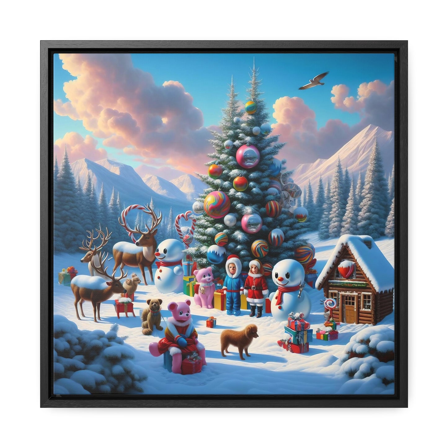 Framed Gallery Canvas Wrap - Winter 122