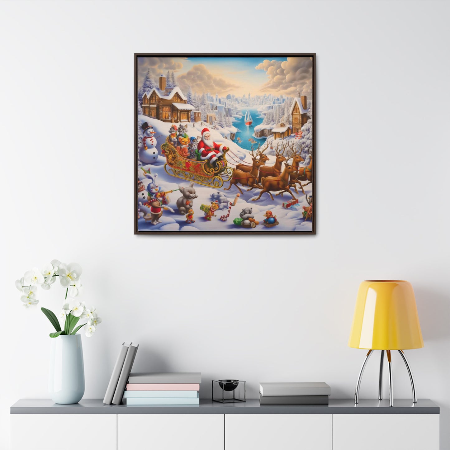 Framed Gallery Canvas Wrap - Winter 112