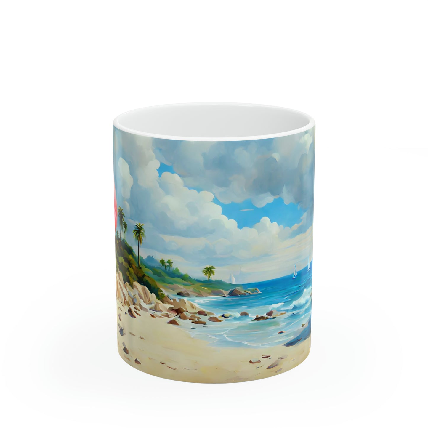 Ceramic Mug 11oz - Beach 2015