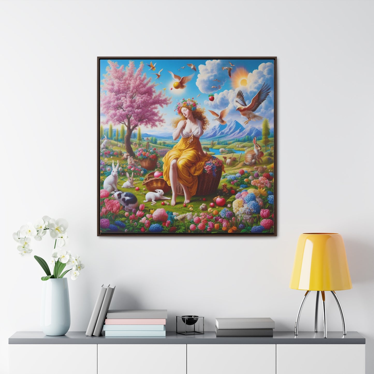 Framed Gallery Canvas Wrap - Spring 116