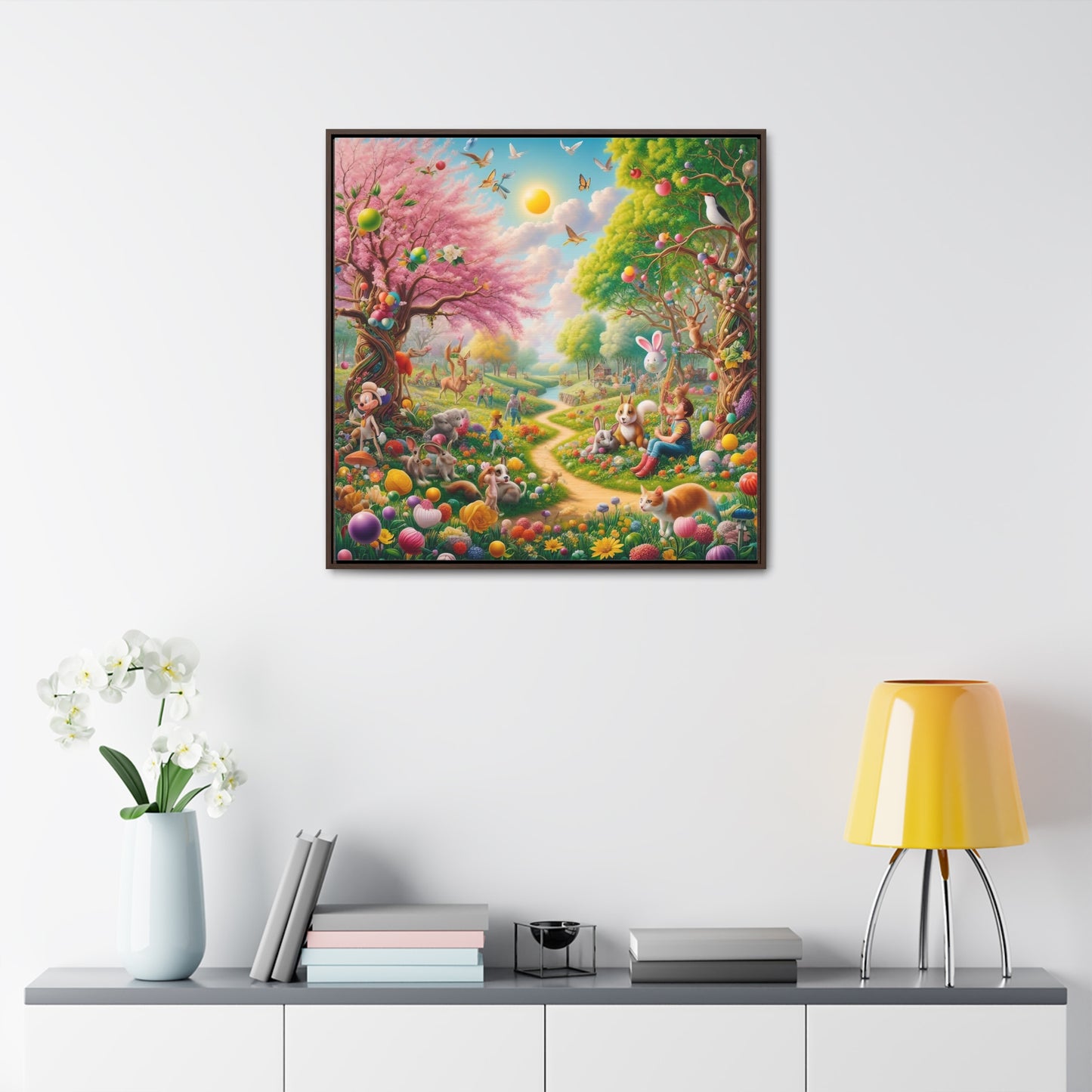 Framed Gallery Canvas Wrap - Spring 126