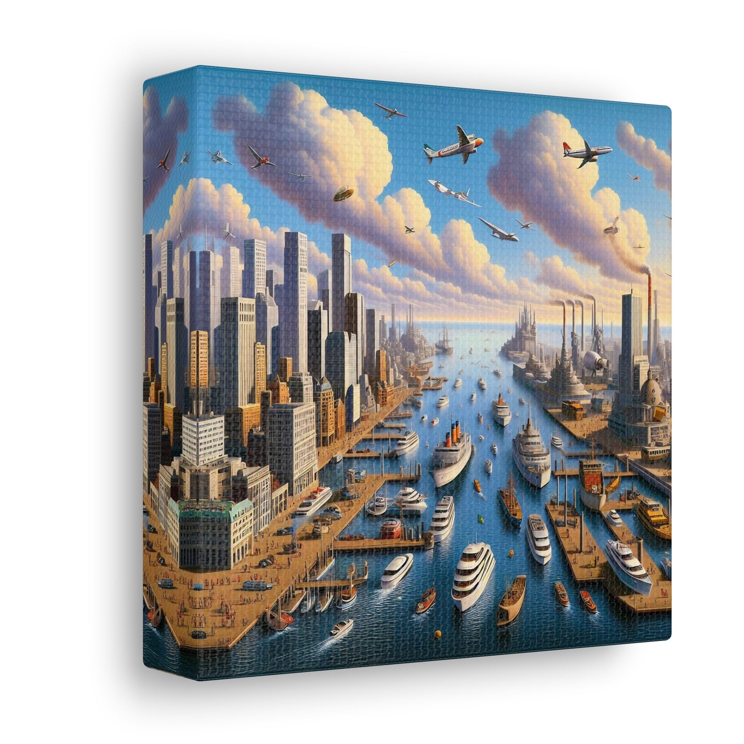 Canvas Gallery Wrap - Harbor 4