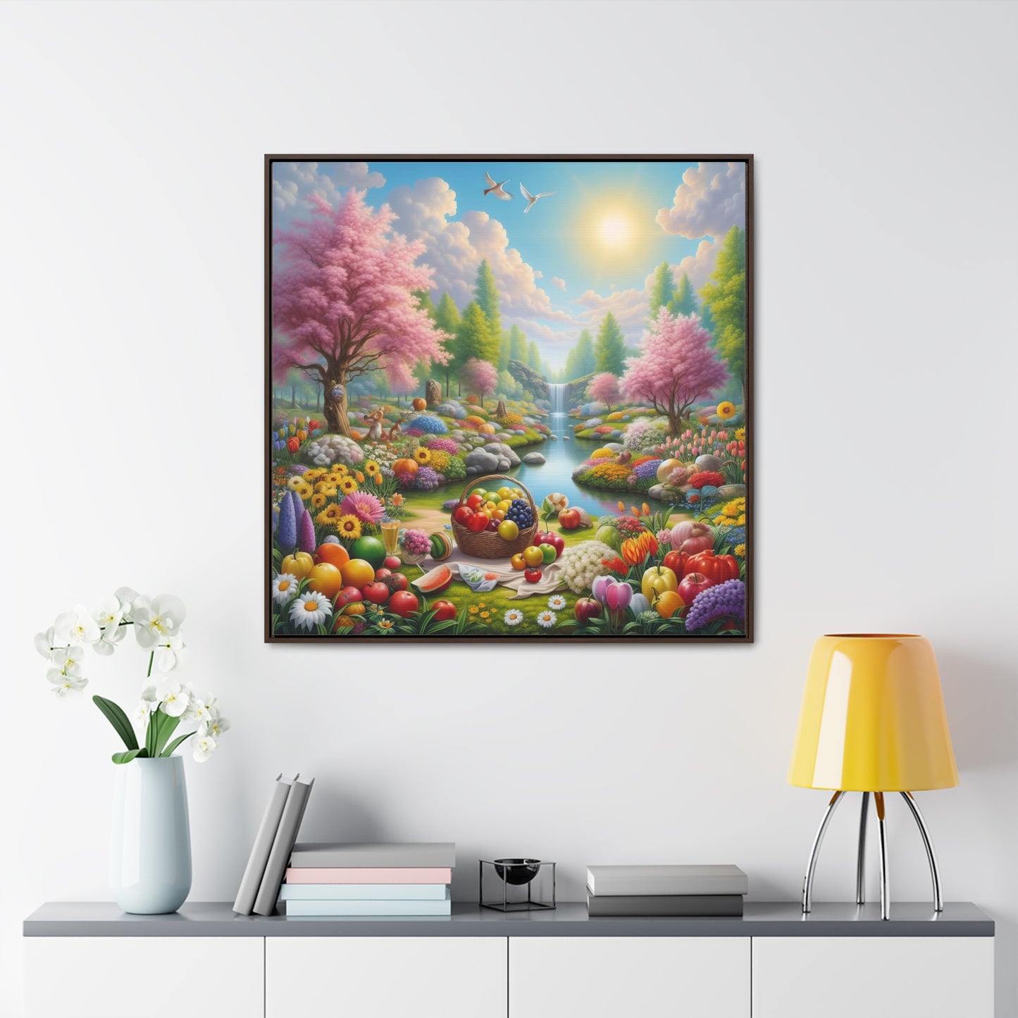 Framed Gallery Canvas Wrap - Spring 46