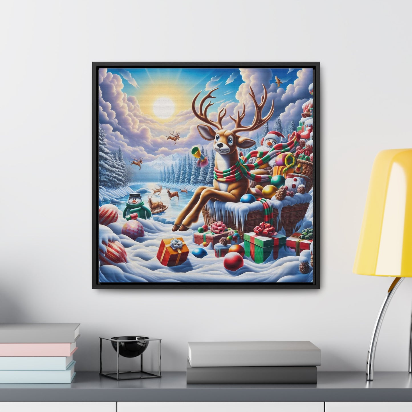 Framed Gallery Canvas Wrap - Winter 117