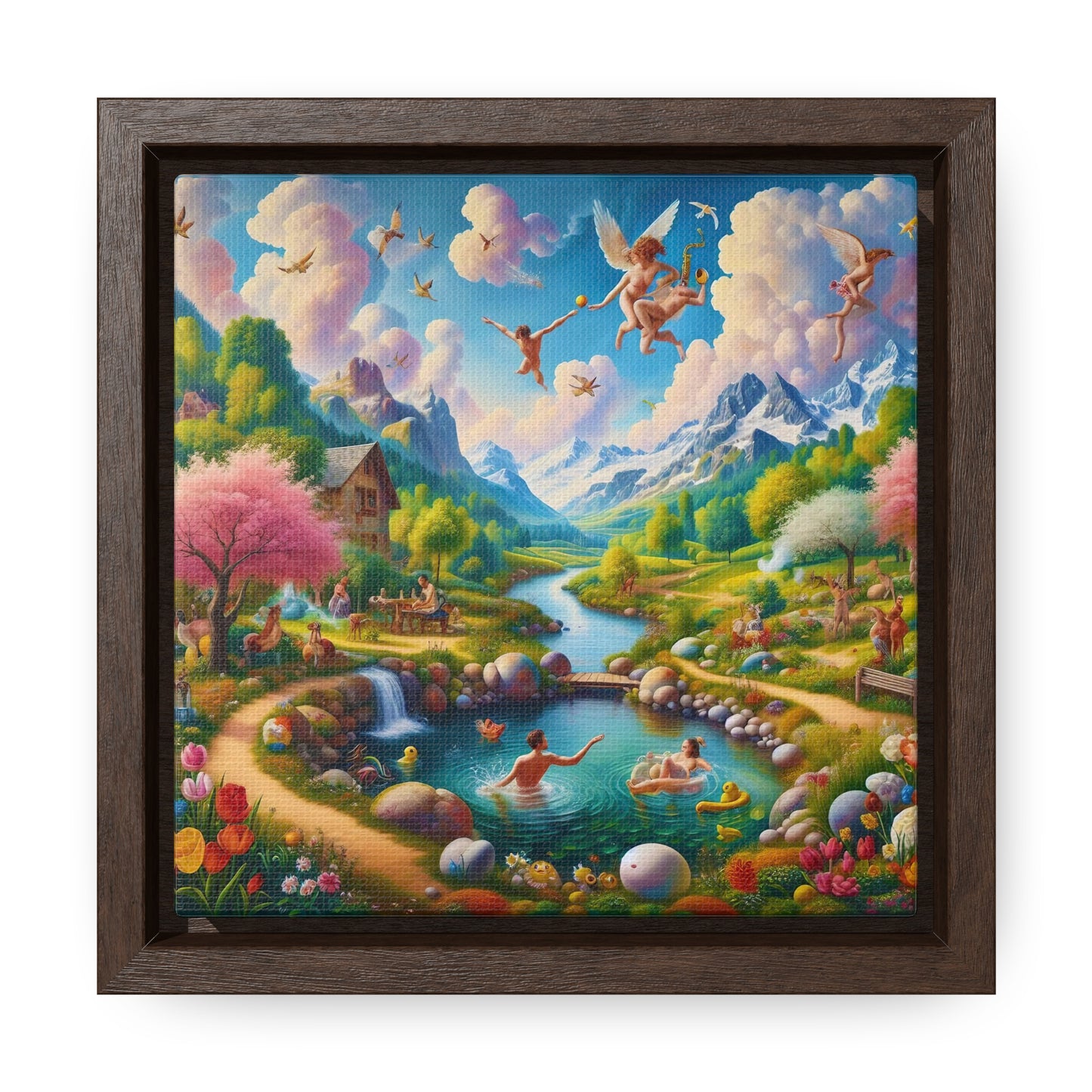 Framed Gallery Canvas Wrap - Spring 32