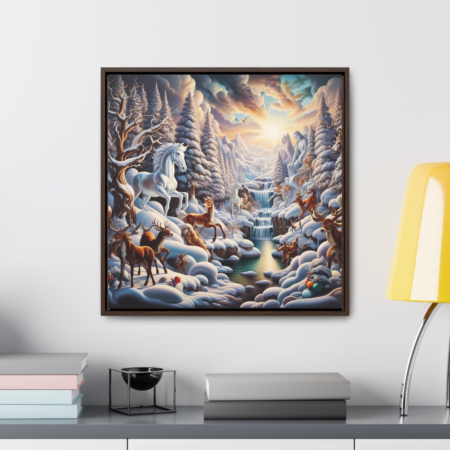 Framed Gallery Canvas Wrap - Winter 116