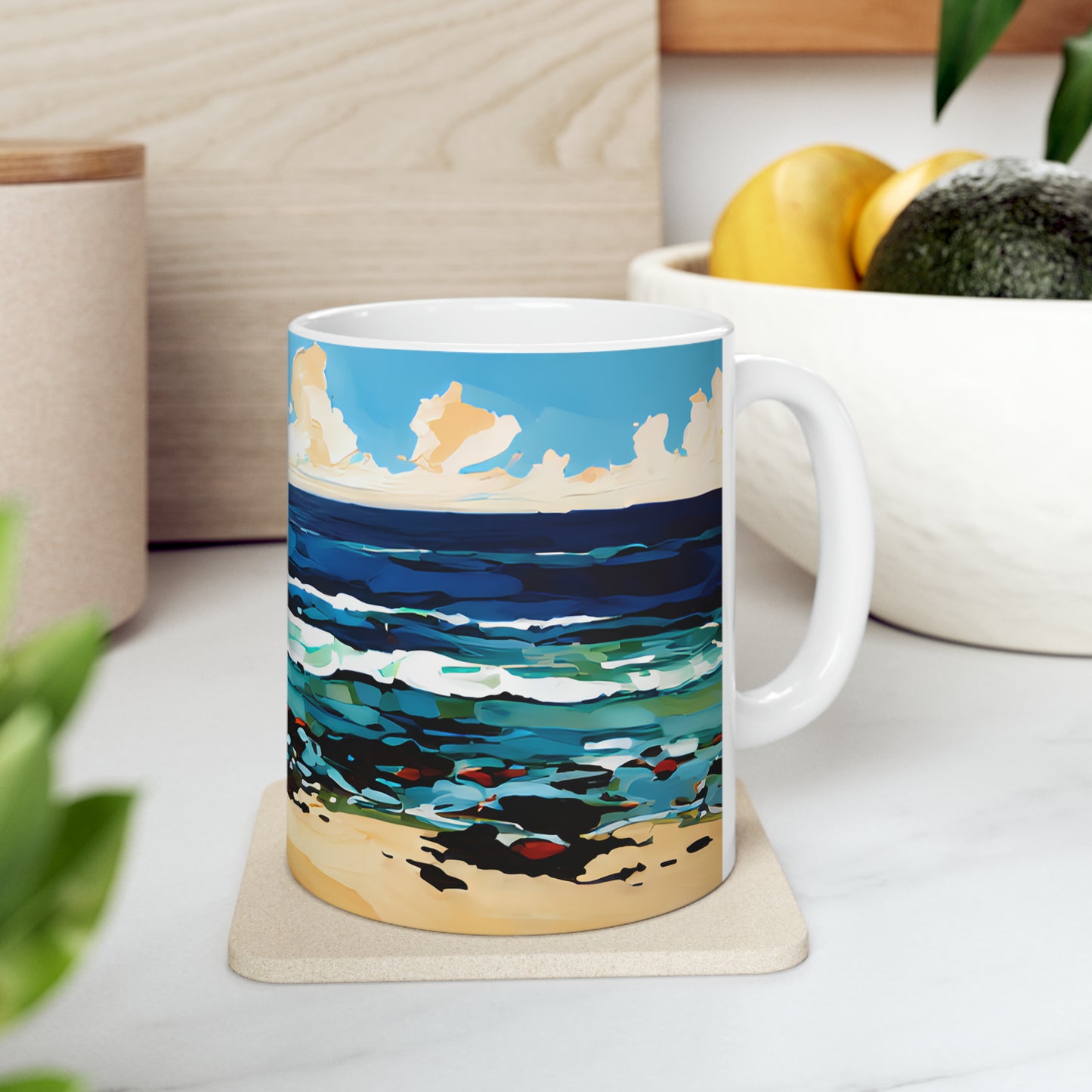 Ceramic Mug 11oz - Beach 11003