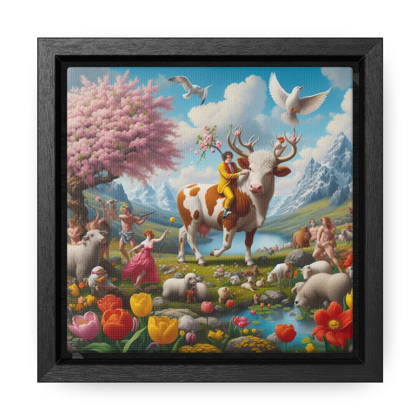 Framed Gallery Canvas Wrap - Spring 28