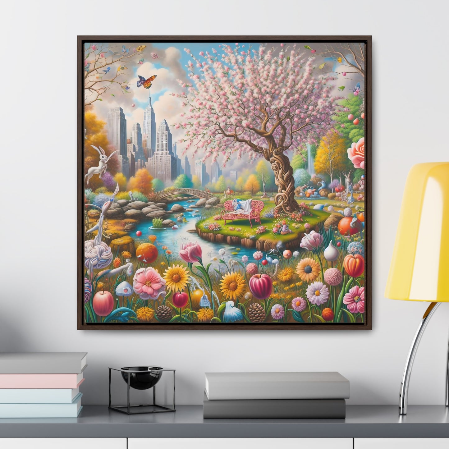 Framed Gallery Canvas Wrap - Spring 135