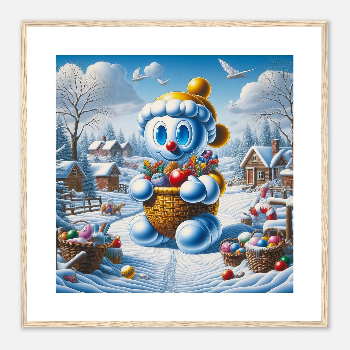 Wall Art - Winter 52 - Baby snowman
