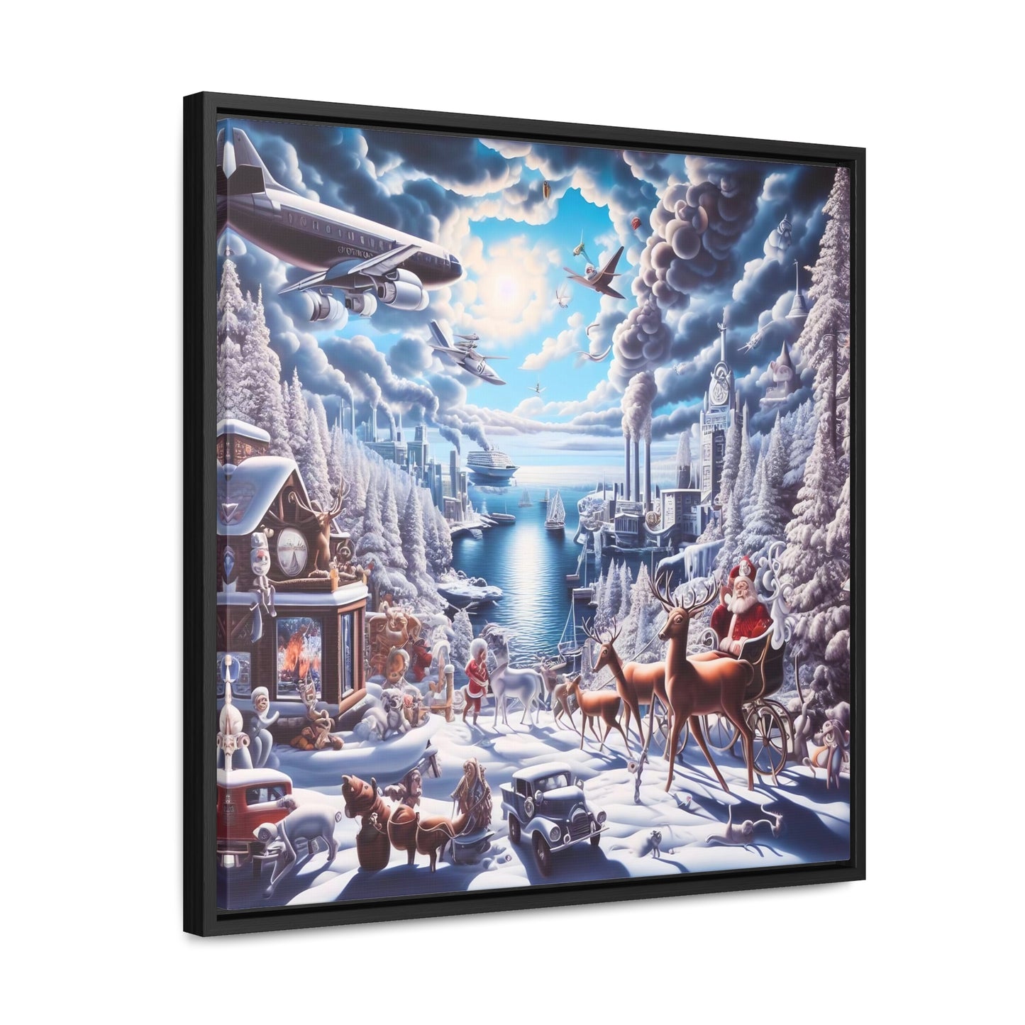 Framed Gallery Canvas Wrap - Winter 114