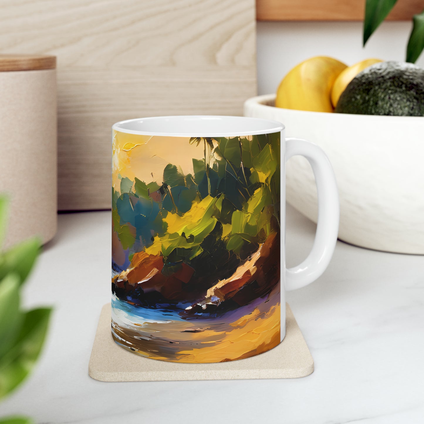 Ceramic Mug 11oz - Beach 6003