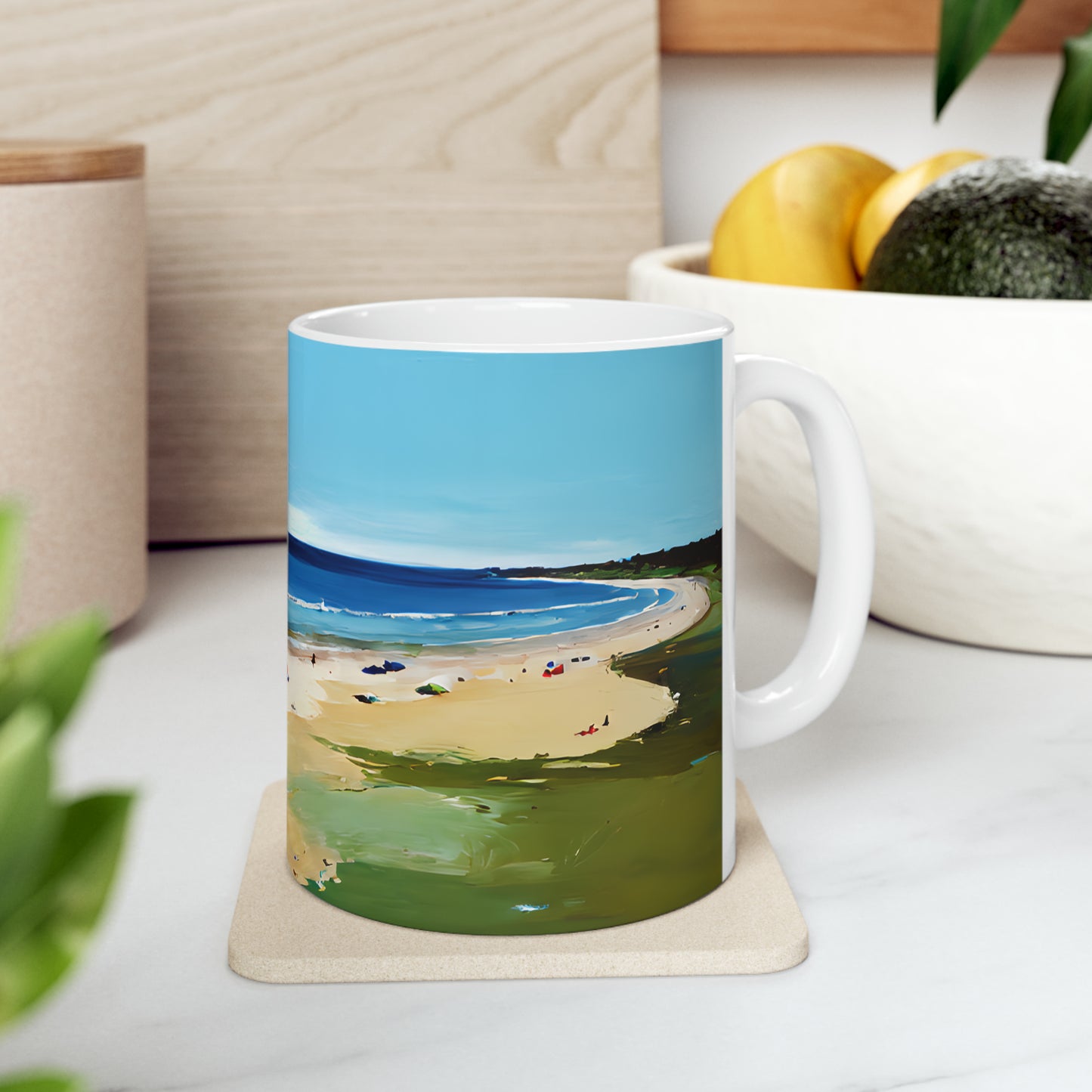 Ceramic Mug 11oz - Beach 8002