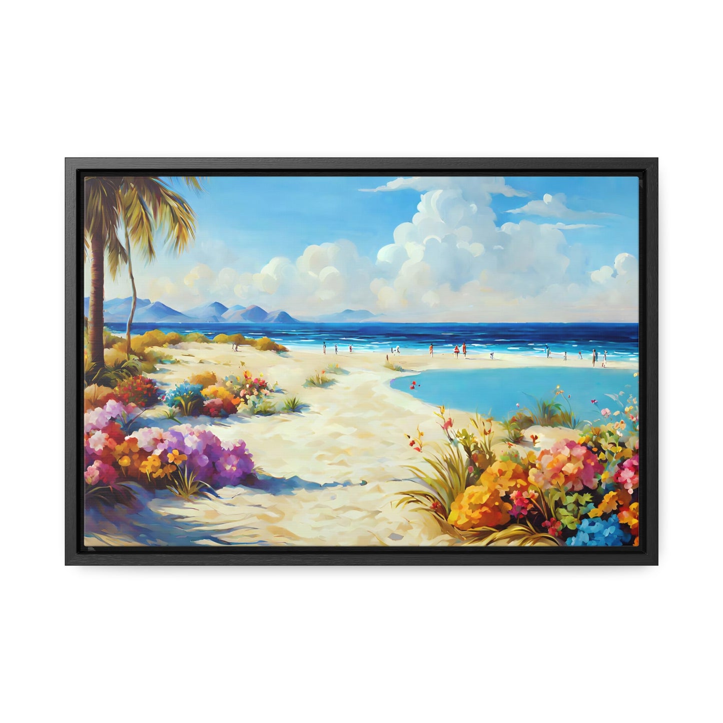 Framed Canvas Gallery Wrap - Beach 2013