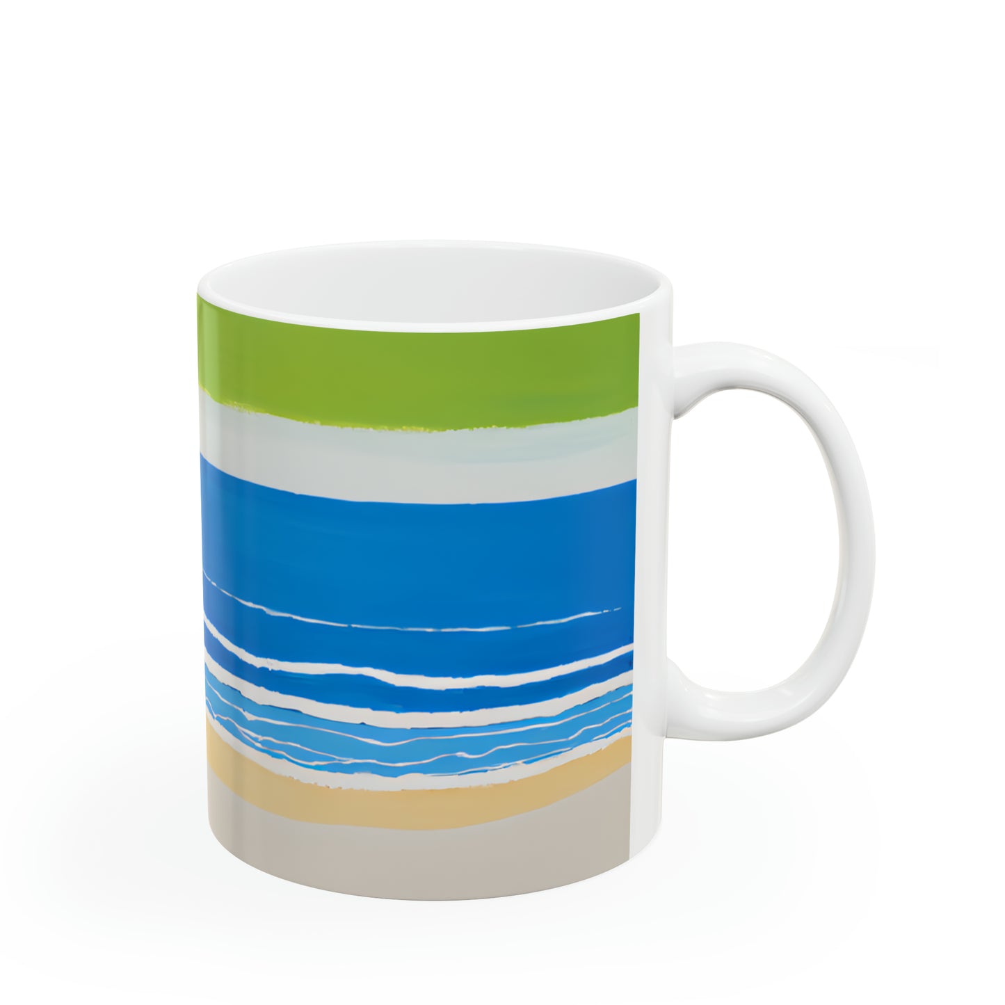 Ceramic Mug 11oz - Beach 10002