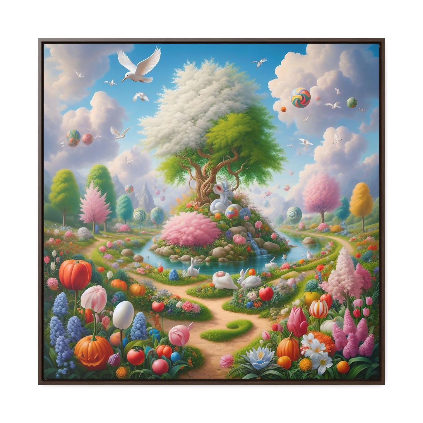 Framed Gallery Canvas Wrap - Spring 42