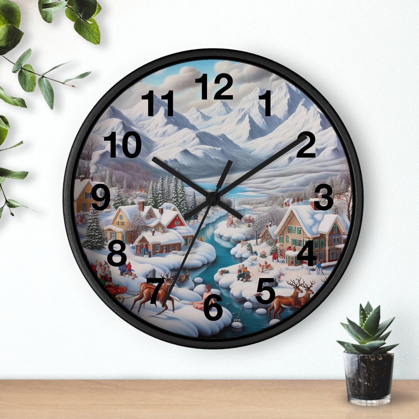 Wall Clock - Winter 109