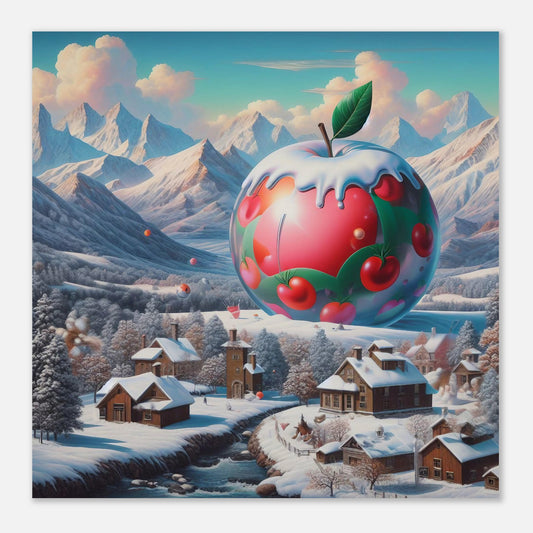 Wall Art - Winter 16 - Apple and mountains