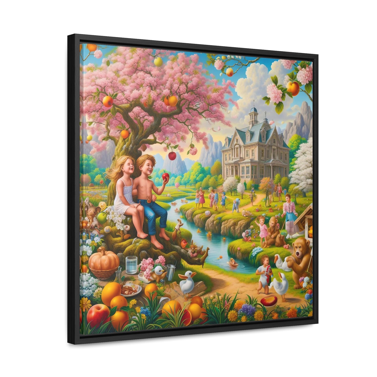 Framed Gallery Canvas Wrap - Spring 35