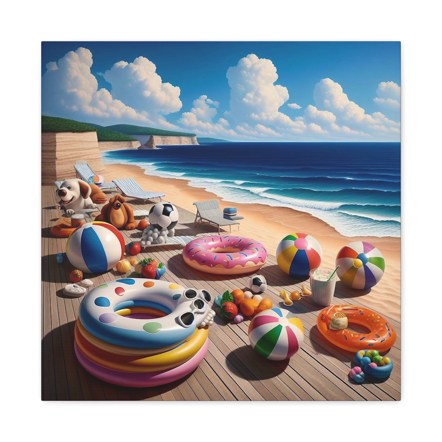 Canvas Gallery Wrap - Beach 18