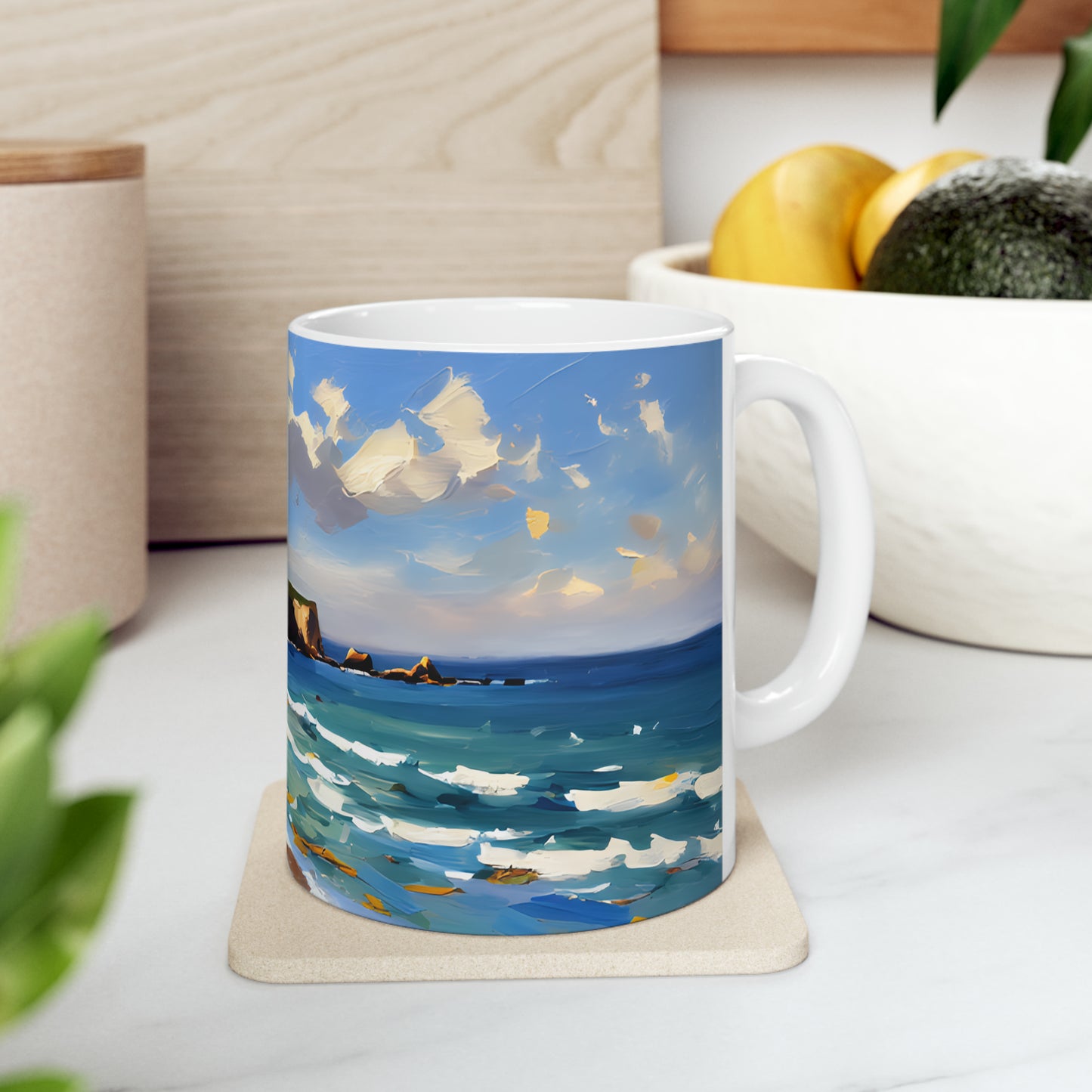 Ceramic Mug 11oz - Beach 6001