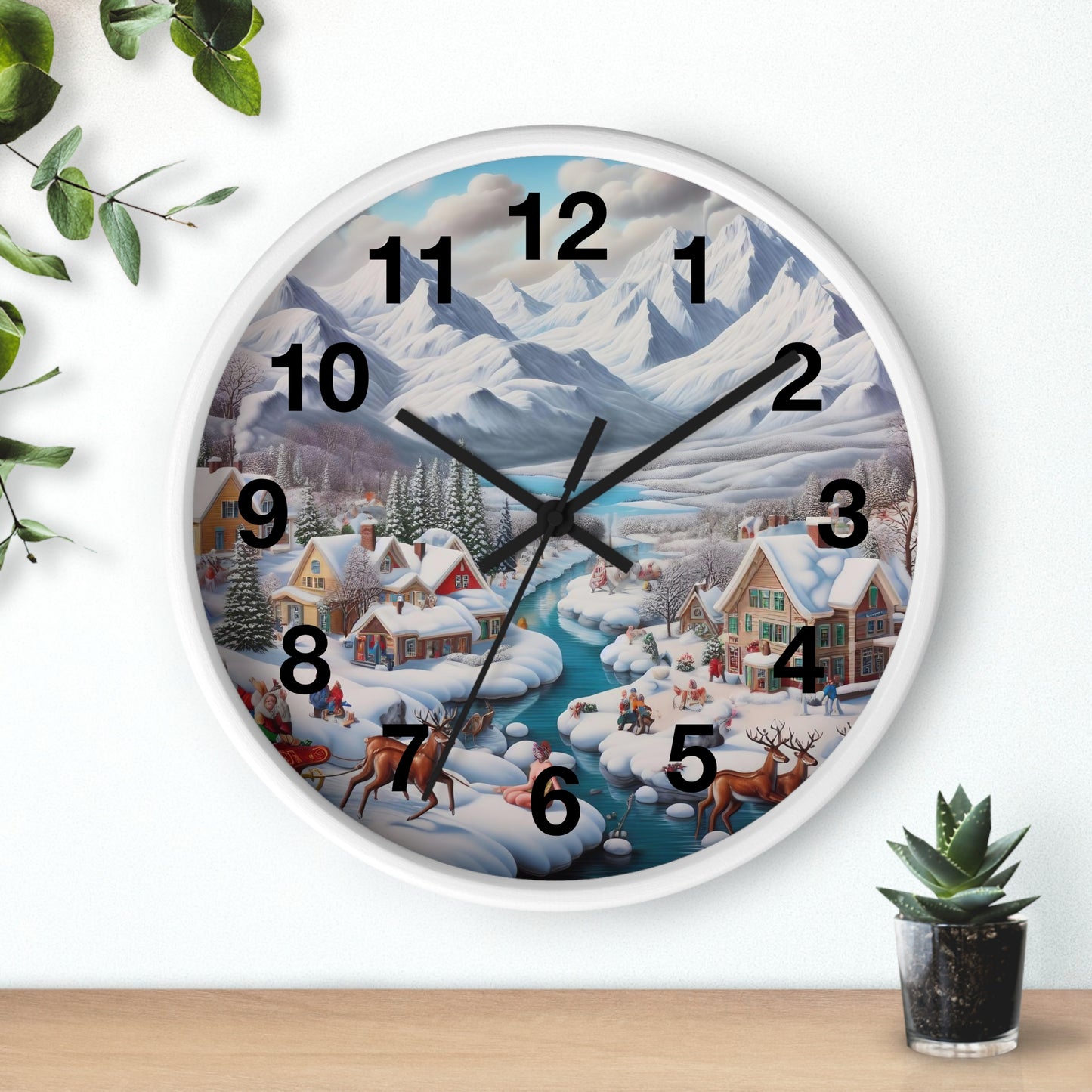 Wall Clock - Winter 109