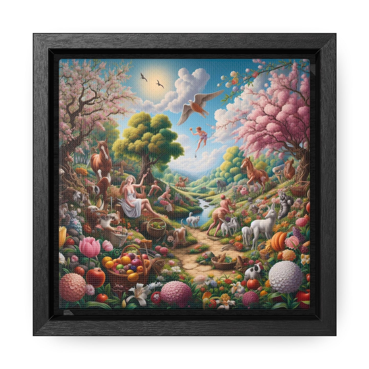 Framed Gallery Canvas Wrap - Spring 4