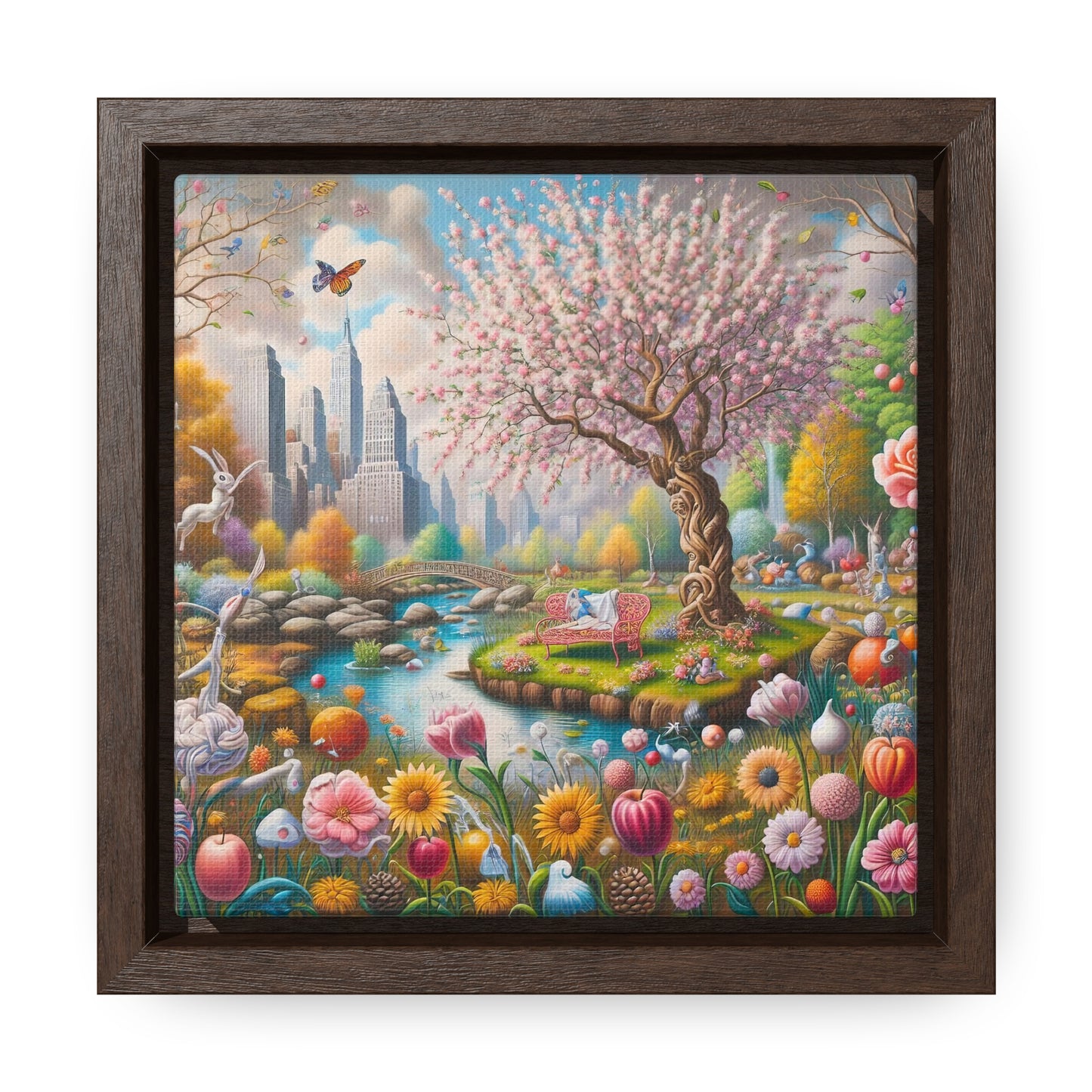 Framed Gallery Canvas Wrap - Spring 135