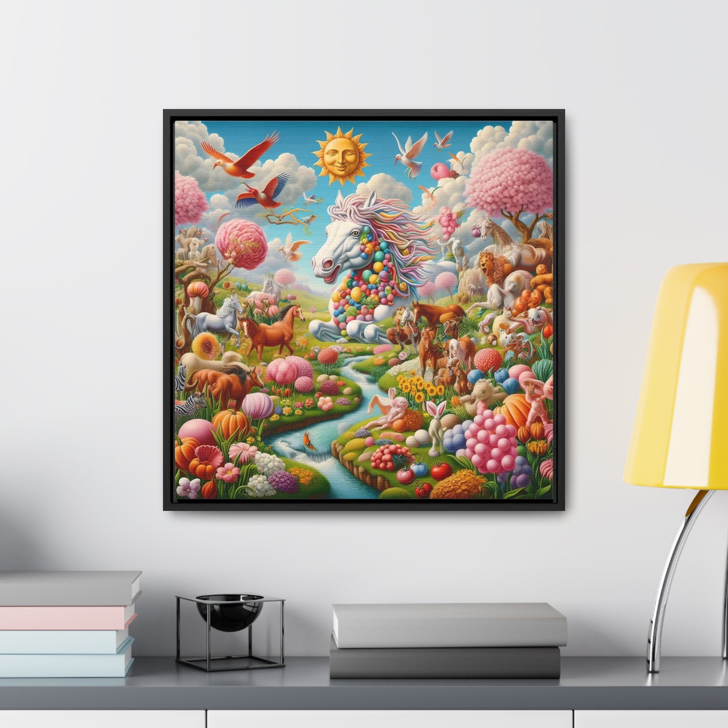 Framed Gallery Canvas Wrap - Spring 138