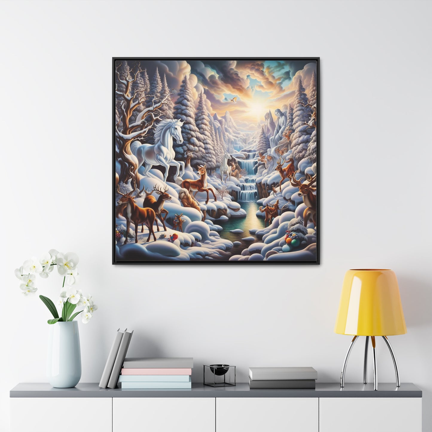 Framed Gallery Canvas Wrap - Winter 116