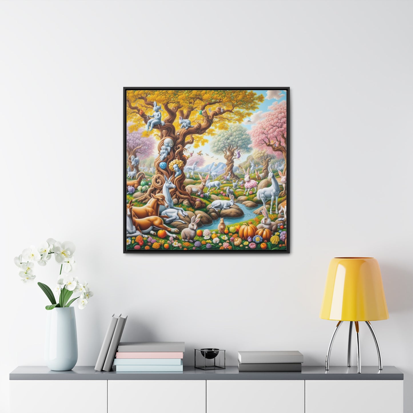 Framed Gallery Canvas Wrap - Spring 133