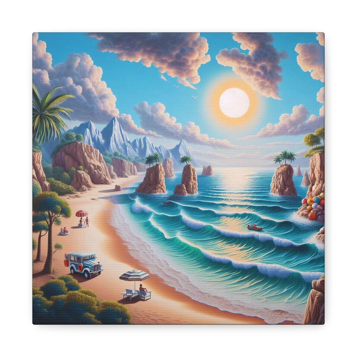 Canvas Gallery Wrap - Beach 4