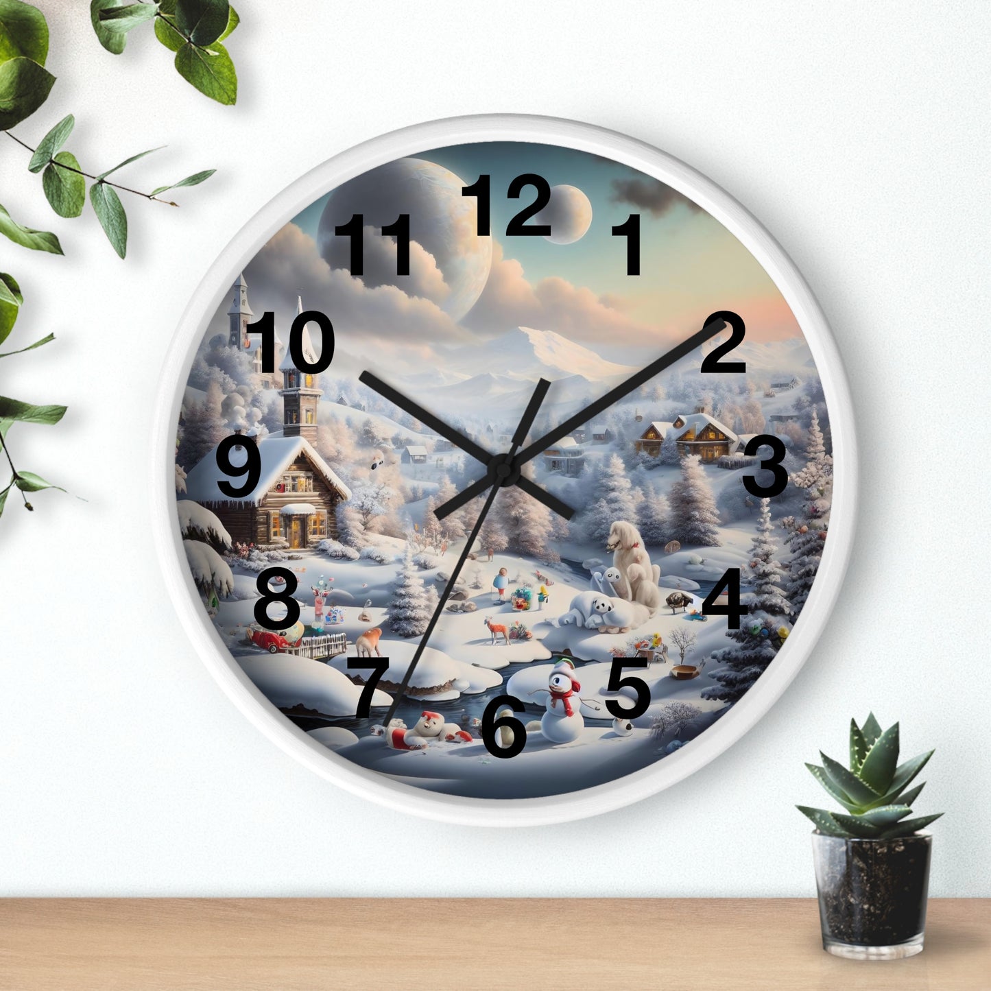 Wall Clock - Winter 104